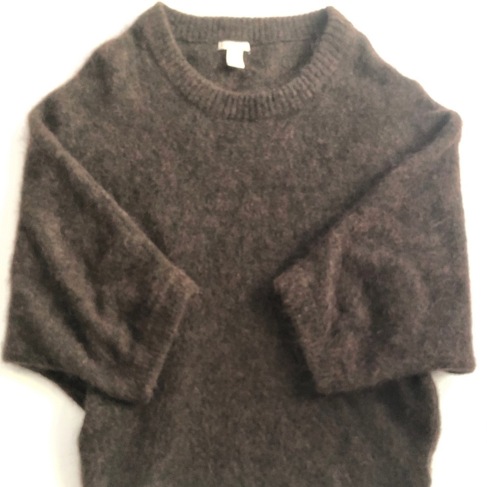H&M Mohair Blend Oversize Sweater Size M - Brown